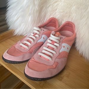 Saucony No Tie Sneakers Pink Coral Shoes